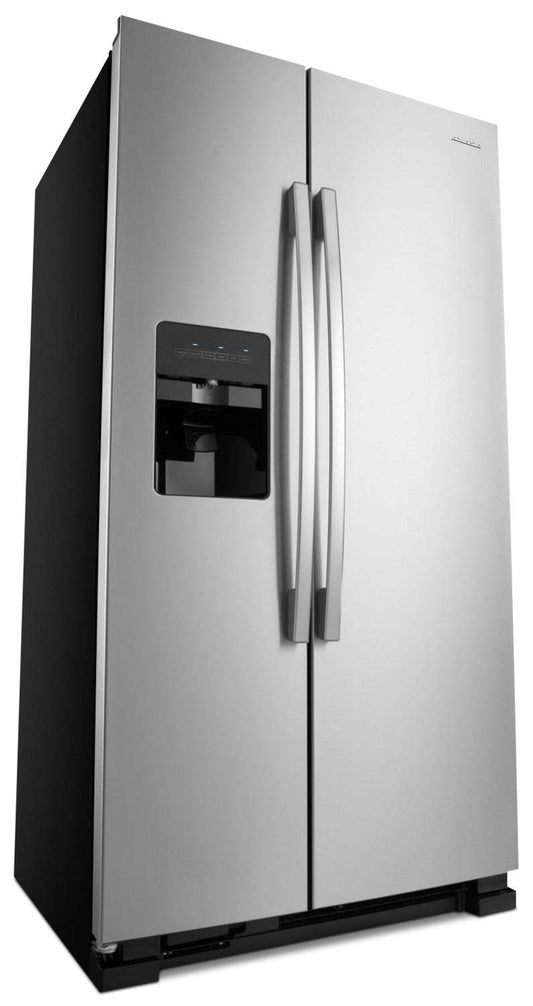 Réfrigérateur Amana de 33 21 pi³ à compartiments juxtaposés - acier inoxydable - ASI2175GRS | Amana 33 21 Cu. Ft. Side-by-Side Refrigerator - Stainless Steel - ASI2175GRS