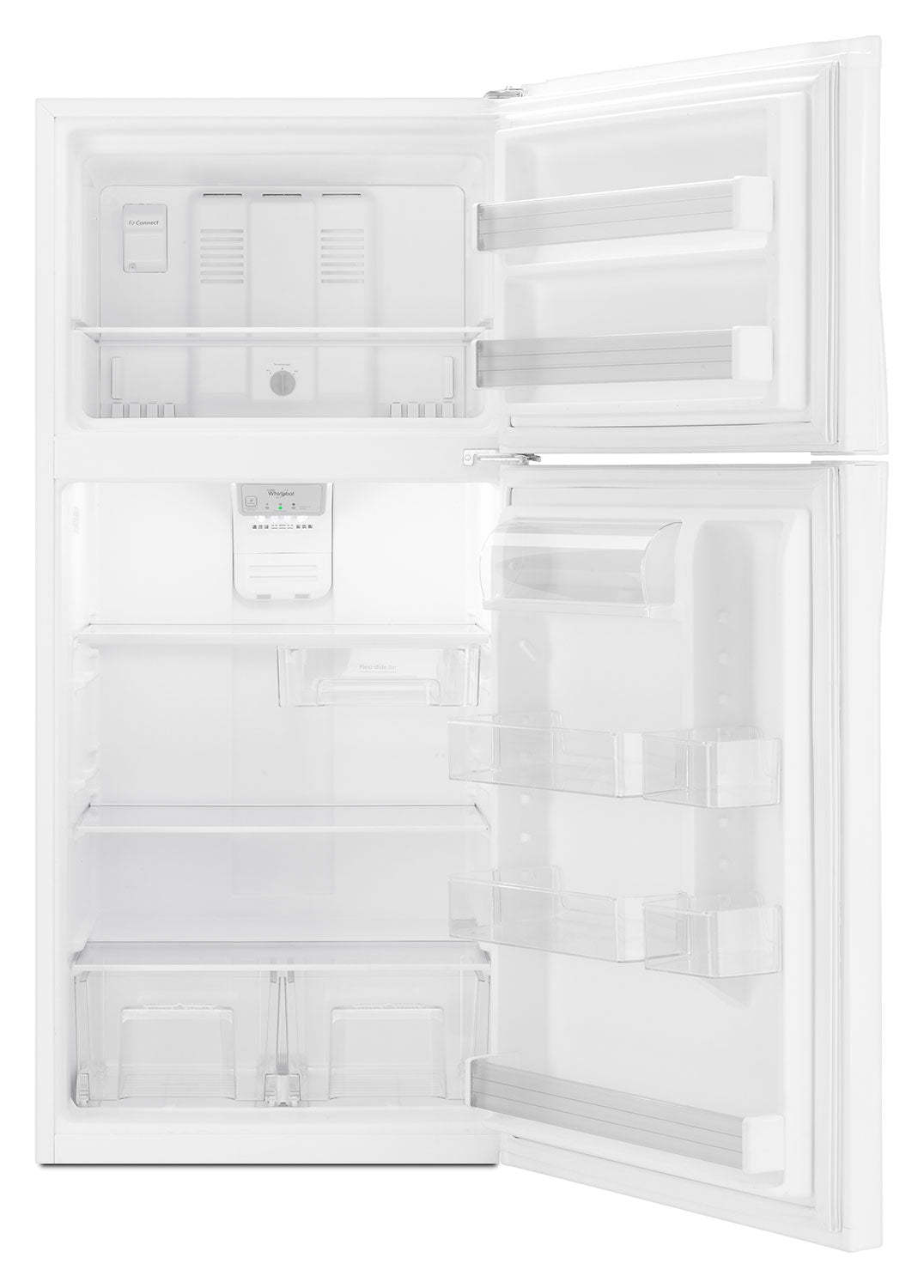 Réfrigérateur Whirlpool de 30 po et de 19,2 pi³ à congélateur supérieur - blanc - WRT549SZDW | Whirlpool 30 19.2 Cu. Ft. Top-Mount Refrigerator - White - WRT549SZDW