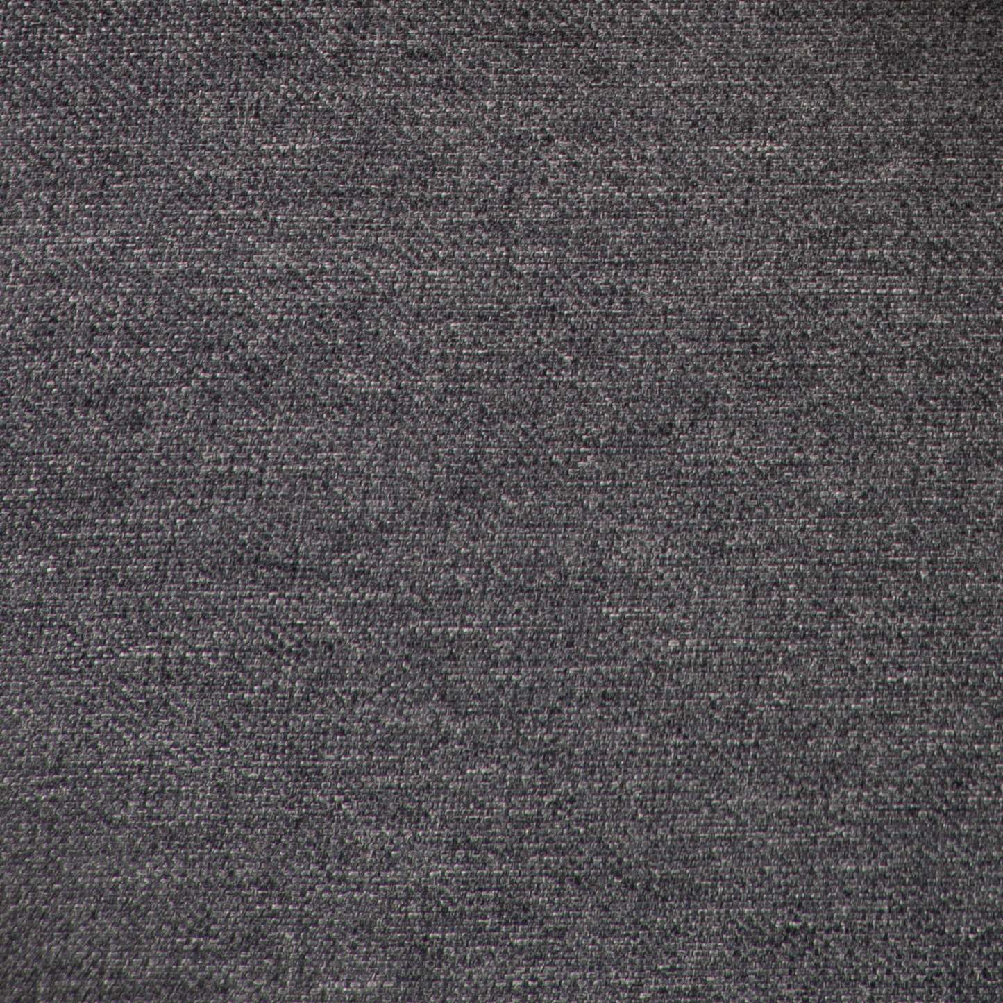 Chaise de salle à manger à dossier à oreilles York avec tissu d'apparence lin, capitonnée par boutons - Gris | Chaise de salle à manger York à oreilles en tissu d'apparence lin avec capitonnage - grise