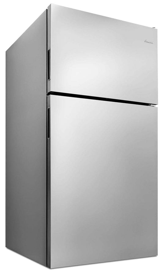 Réfrigérateur Amana de 30 pi³ et de 18 po à congélateur supérieur - acier inoxydable - ART318FFDS | Amana 30 18 Cu. Ft. Top-Mount Refrigerator - Stainless Steel - ART318FFDS