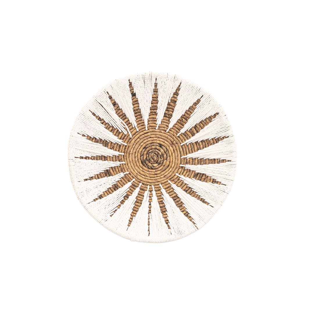 Panier mural décoratif banane | Lot de 3 | Blanc