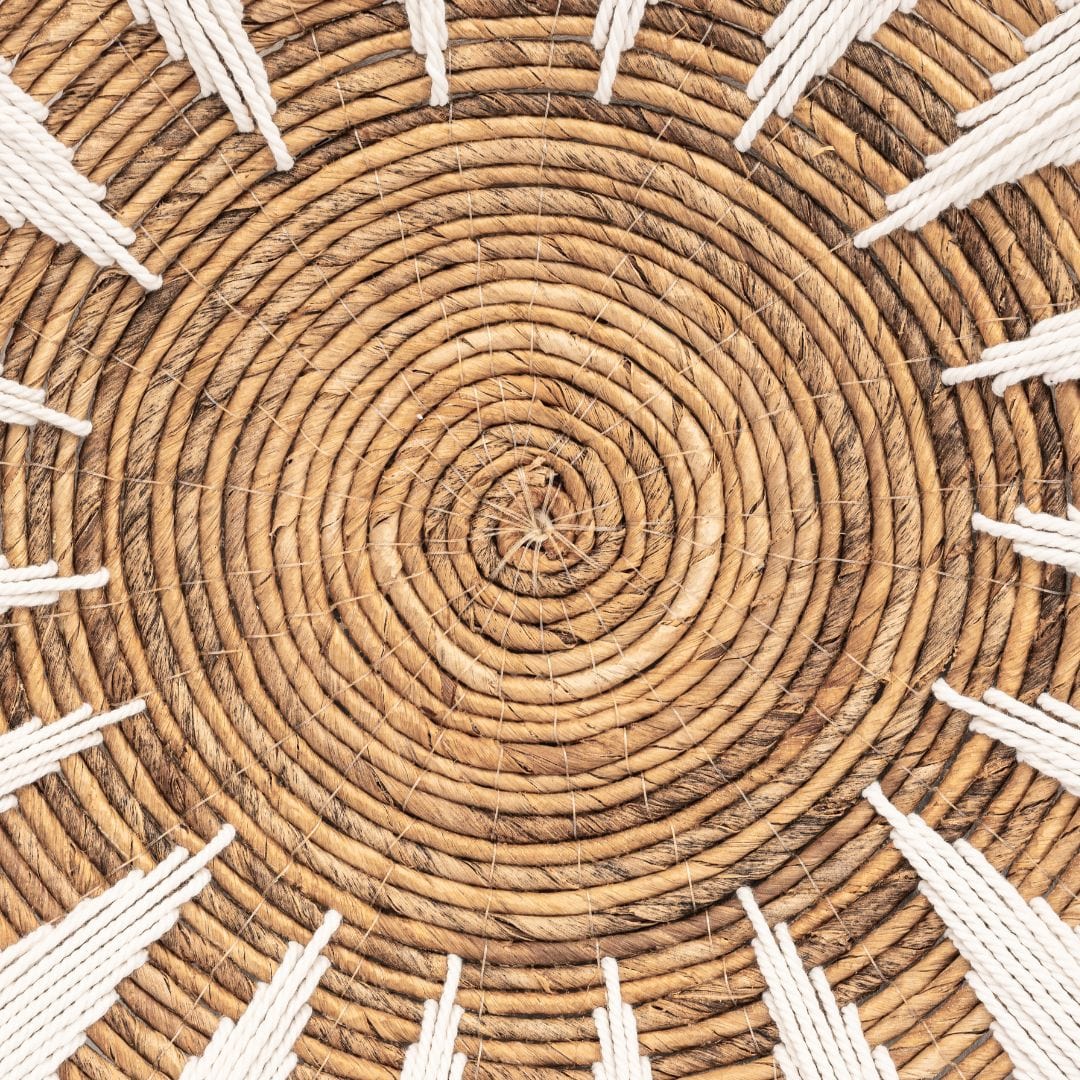 Panier mural décoratif banane | Lot de 3 | Blanc