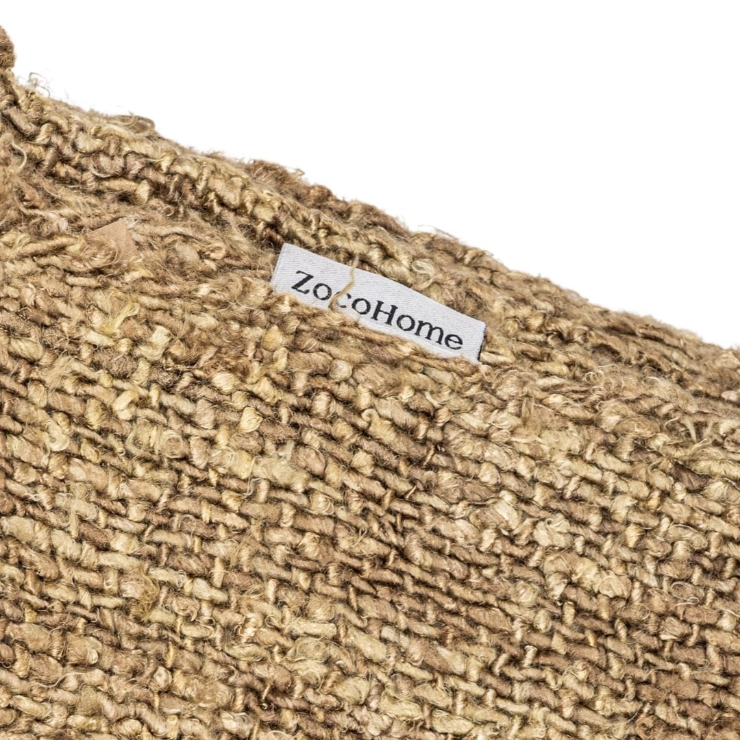 Jeté à franges Etera Naturel