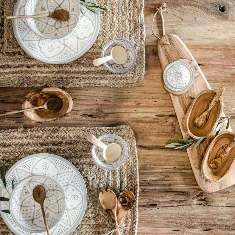 Set de table en jute | Naturel 50 x 35 cm