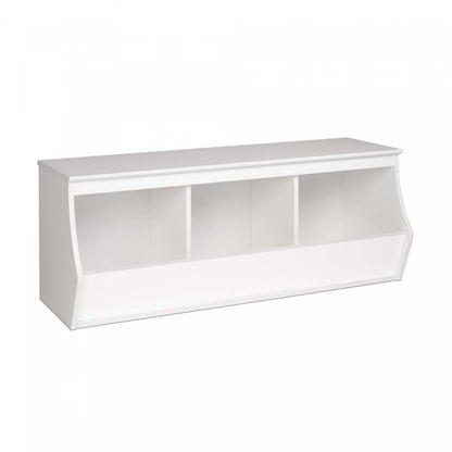 Monterey Stackable 3-Bin Storage Cubbie - Blanc|3 bacs de rangement empilables Monterey - blancs