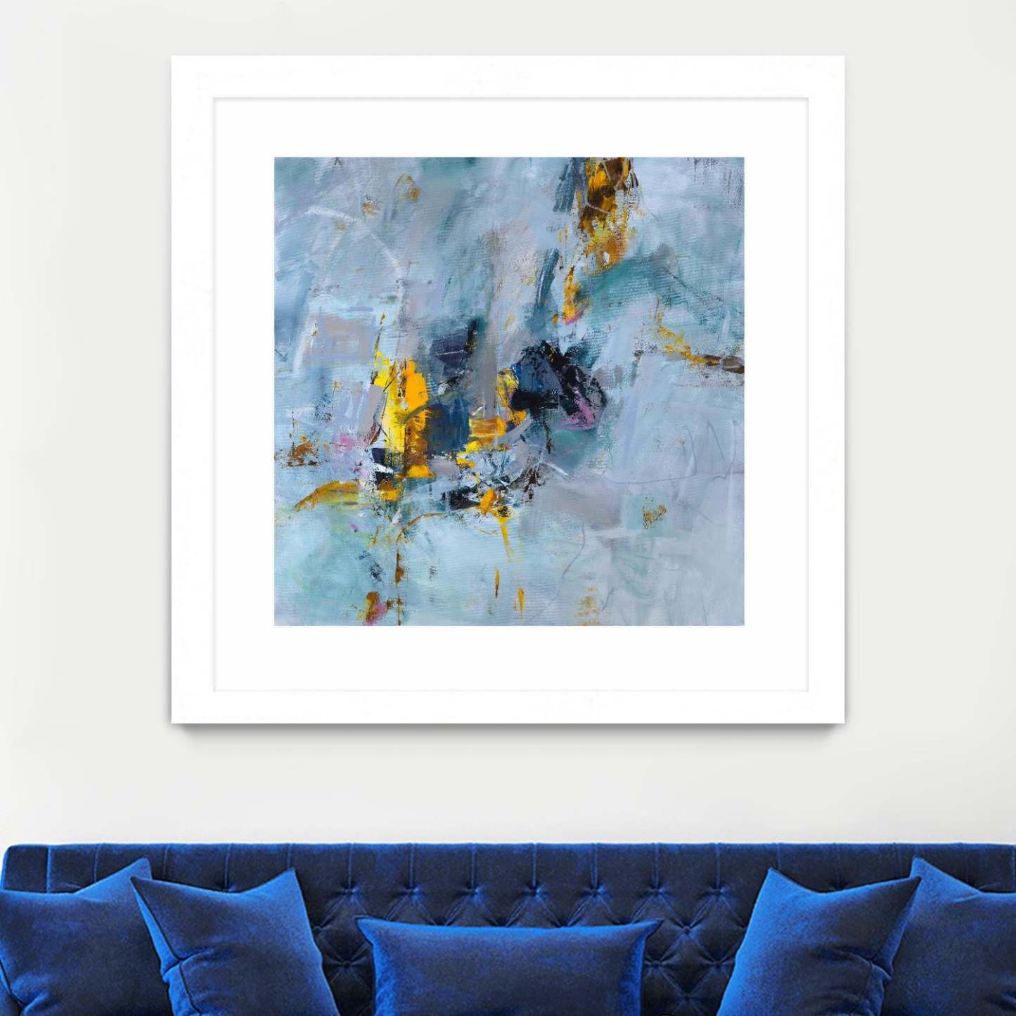 Prize Of The Day Matted and Framed White 30x30 Wall Art|Œuvre d’art murale encadrée blanche et mate « Prize Of The Day » 30 x 30
