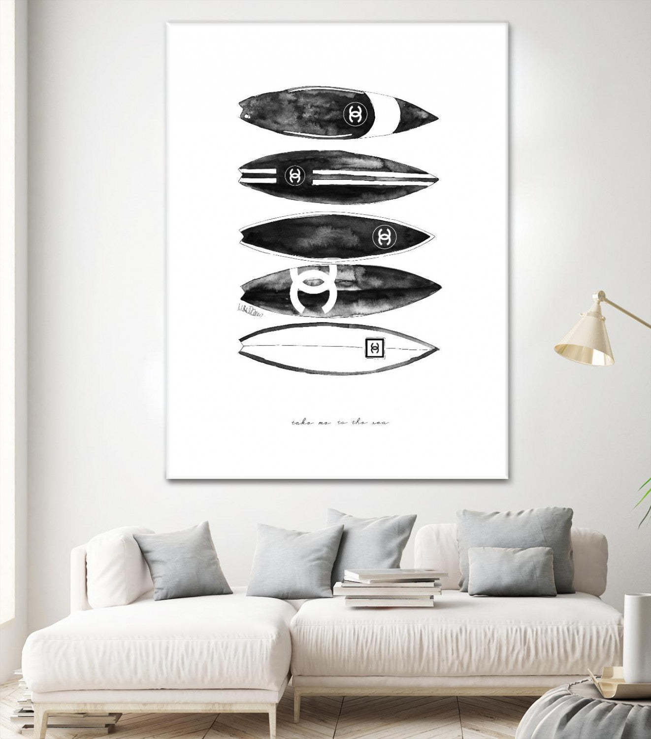 Surf Portrait Giant Art 72x54 Wall Art|Œuvre d'art murale Giant Art « Surf Portrait » 72 x 54