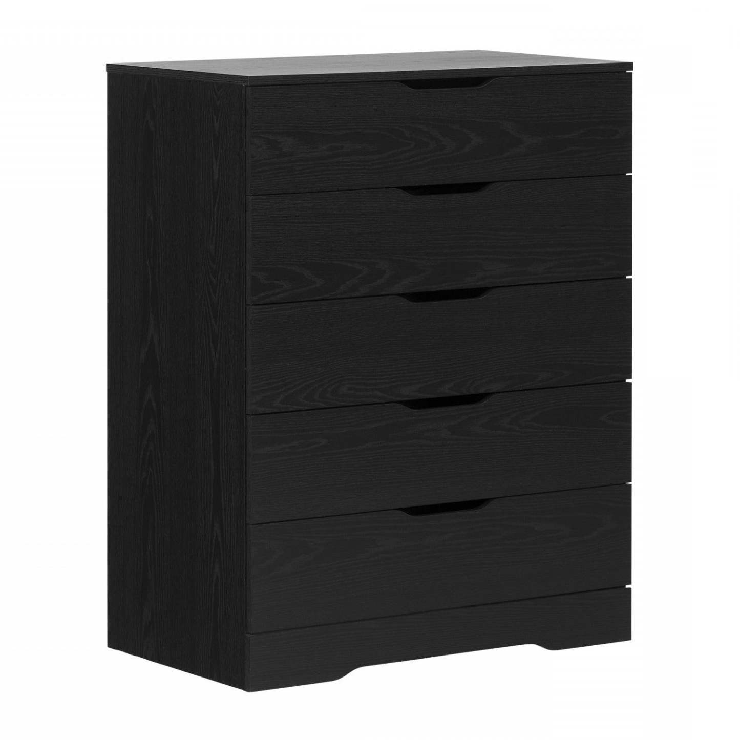 Holland 5-Drawer Chest - Black Oak|Commode verticale Holland à 5 tiroirs - chêne noir