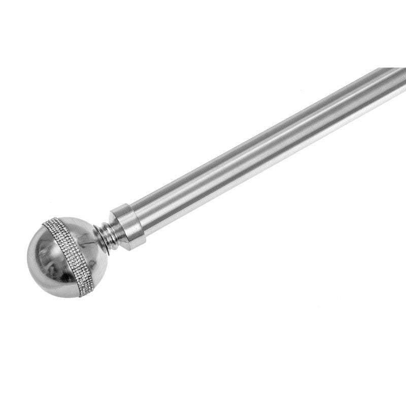25/28mm Drape Pole Set Spark - Nickel28-48 Drape Accessories|Ensemble de tringles à rideaux Spark de 25 à 28 mm - accessoires pour rideaux de couleur nickel de 28 à 48 po