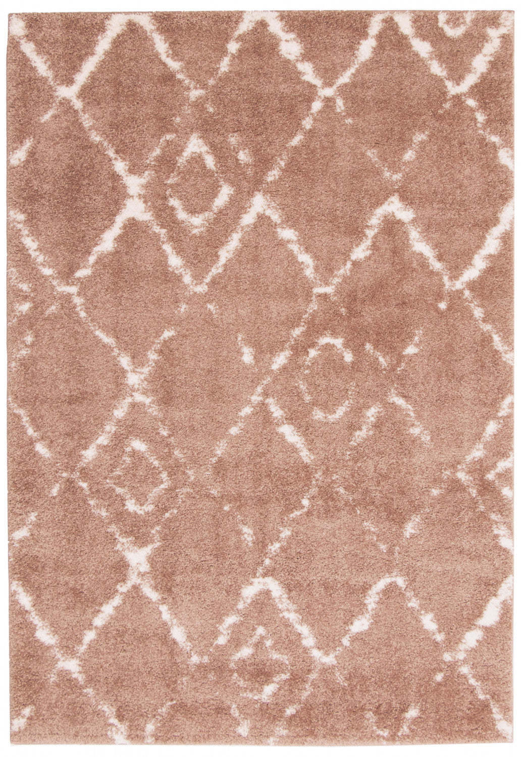 Serafina Pink Shag 3'11 x 6'0 Area Rug|Tapis à poil long Serafina rose 3 pi 11 po x 6 pi 0 po|D86F71ZO