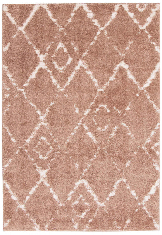 Serafina Pink Shag 3'11 x 6'0 Area Rug|Tapis à poil long Serafina rose 3 pi 11 po x 6 pi 0 po|D86F71ZO