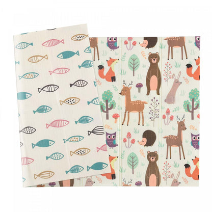 Tapis De Jeu Pliable Pour Bebe Qaba, Fabrique Avec Une Mousse Confortable, Une Surface Impermeable E