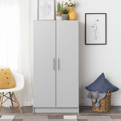 Armoire-penderie Elite - Gris|Armoire-penderie Elite - grise