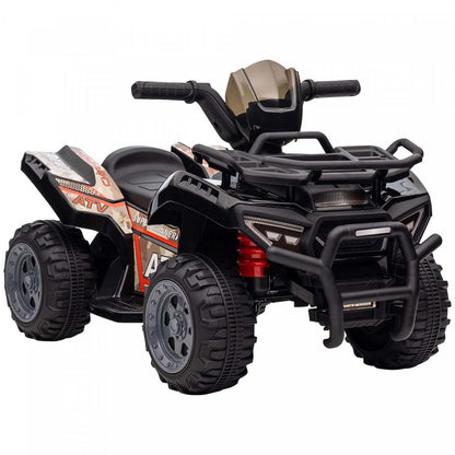 Aosom Kids Powered Ride-On Atv Quad Bike Voiture à quatre roues avec musique, moto alimentée par batterie 6 V | Aosom Voiture À Chevaucher 4 Roues Avec De Vrais Phares De Travail, Moto Alimentée Par Batterie 6 V