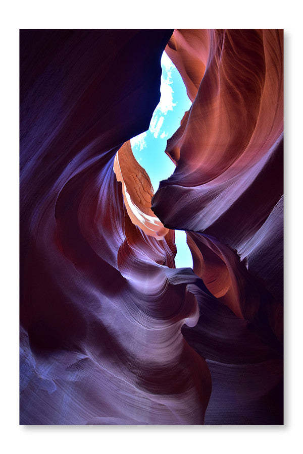 Cadre mural et panneau de tissu Amazing Antelope Canyon 28 x 42 | Amazing Antelope Canyon 28 x 42 : Cadre d'art mural et panneau de tissu | D44G59DC