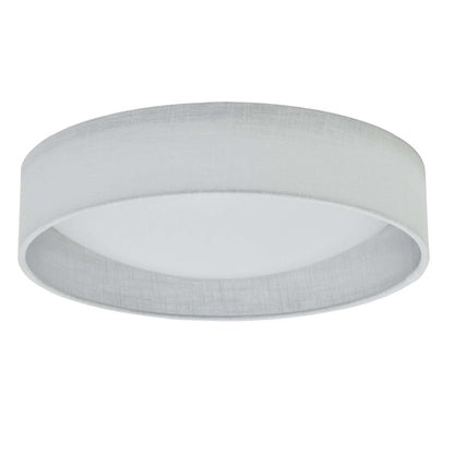 Dainolite Cfled Flush Mount 15 Micro White Shade Lamp|Petit plafonnier affleuré Cfled de Dainolite de 15 po, avec abat-jour blanc