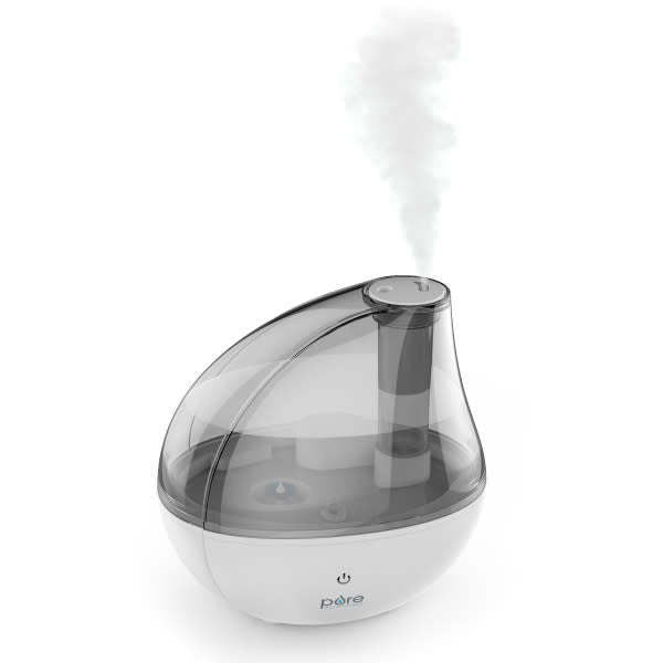 Humidificateur ultrasonique à vapeur froide MistAire Silver - PEHUMSIL|Humidificateur ultrasonique à vapeur froide MistAire Silver - PEHUMSIL