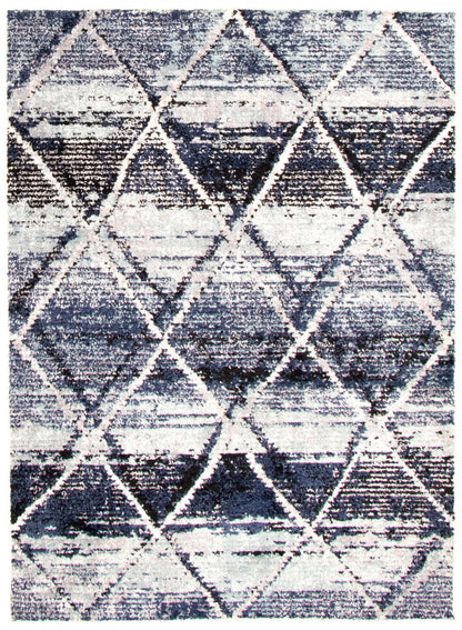 Tapis Makondo Abstract Bleu - 201 x 290 cm | D28XJXMX