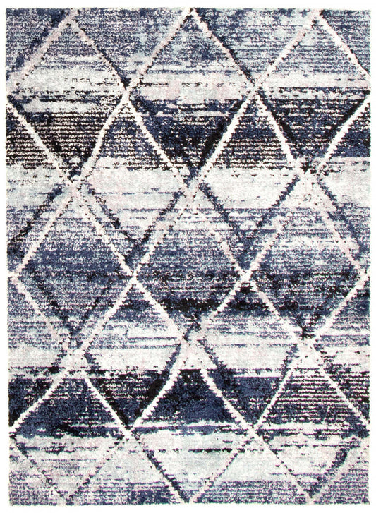 Tapis Makondo Abstract Bleu - 201 x 290 cm | D28XJXMX