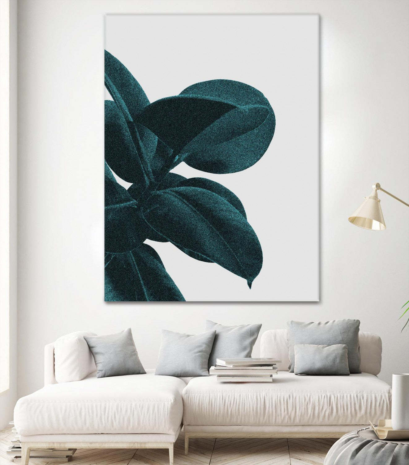 Œuvre d'art murale géante « Long Way Home » 72 x 54