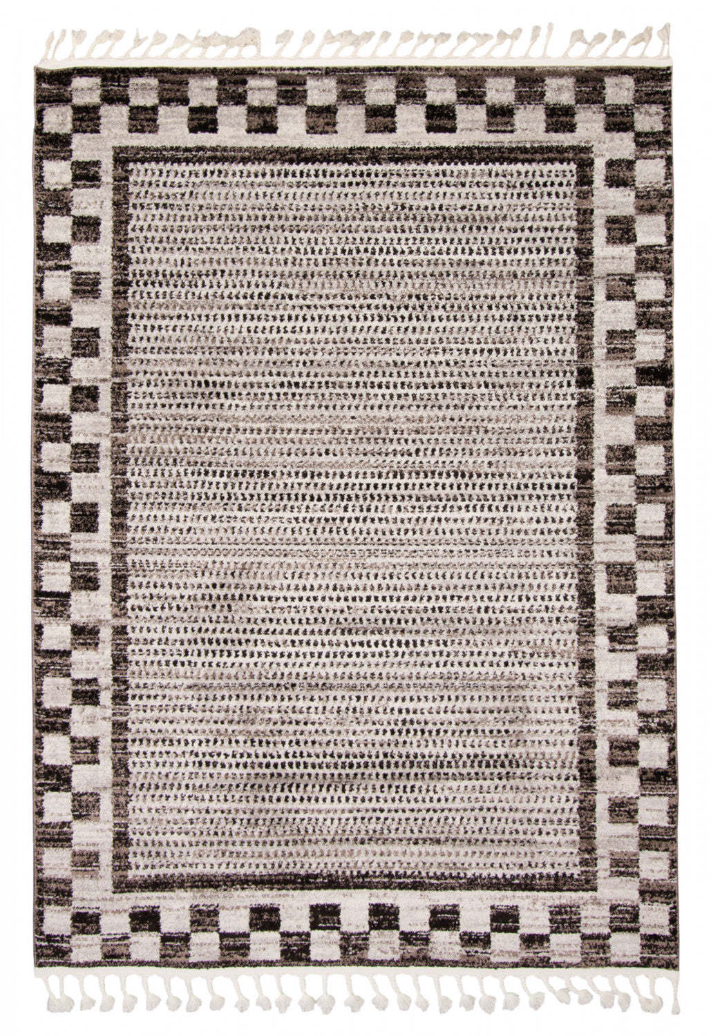 Tapis d'aire Vera Quattro ivoire/gris - 5'2 x 7'5| Carpette Vera Quattro ivoiregrise - 5 pi 2 po x 7 pi 5 po|D86FSI9Y