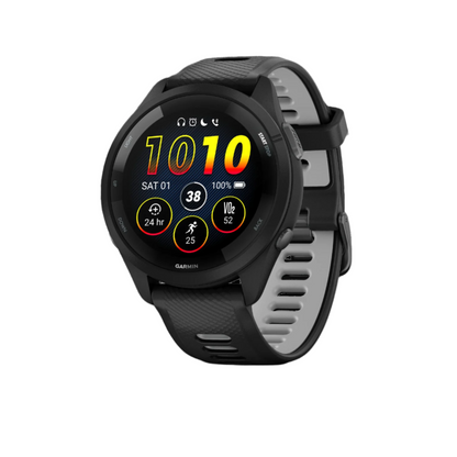 Garmin Forerunner® 265 Montre Gps Intelligente - Suivi De Fitness Avec Gps Multi-bande - Noir