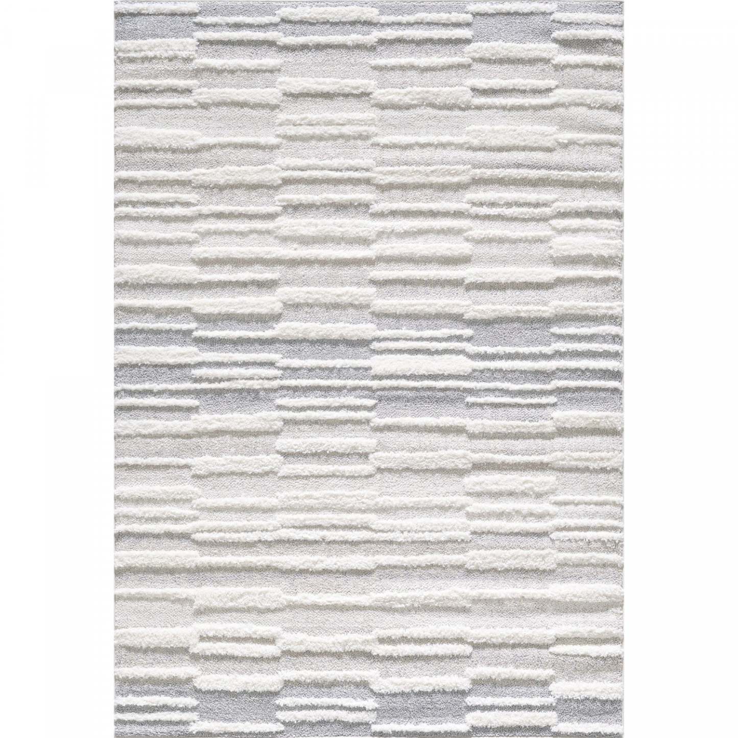 Lola Ajor Cream Shag Area Rug - 6'7 x 9'6|Carpette à poil long Lola Ajor crème - 6 pi 7 po x 9 pi 6 po