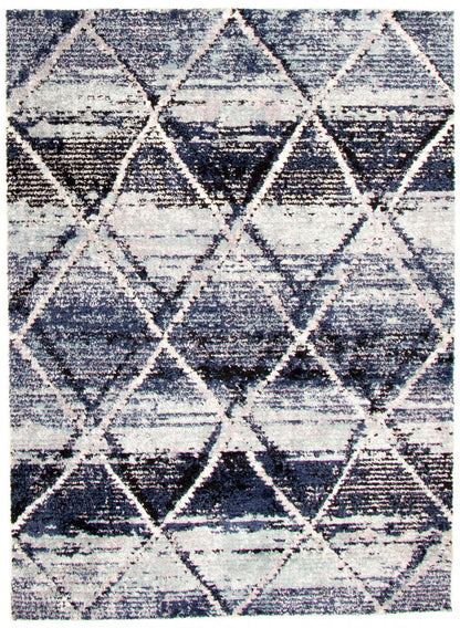 Tapis Makondo Abstract Blue - 244 x 305 cm | D279HZUD