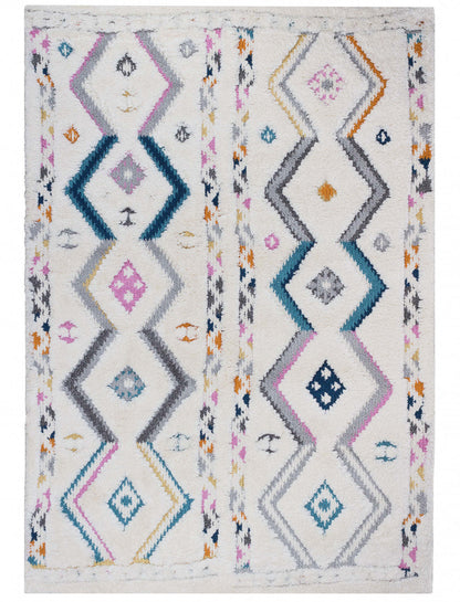 Tapis Lola Chevron 8x11|Carpette Lola à motifs de chevrons 8 x 11|D80GSBEG