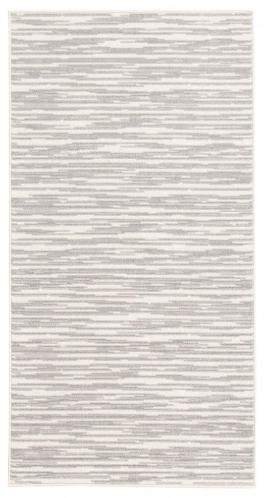 Tapis Eadda gris clair 2'8 x 4'11 | D86F3F3M