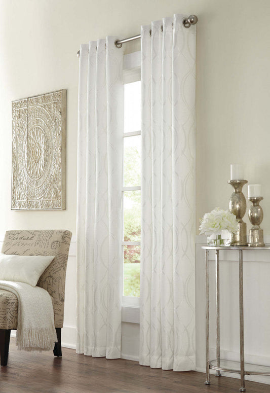 Panneau de rideau assombrissant à œillets Infini blanc de Thermalogic - 52 x 84