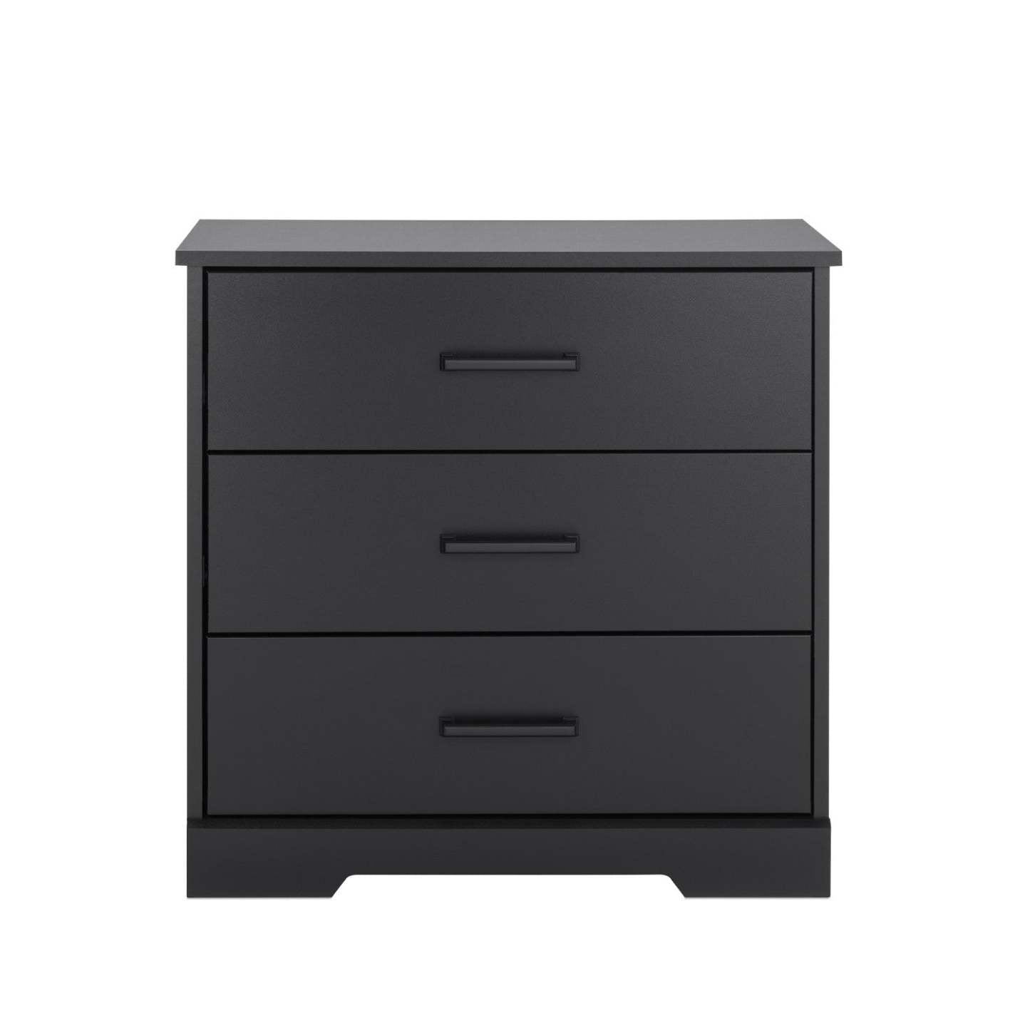 Prepac Rustic Ridge Farmhouse 3-Drawer Nightstand - Black|Table de nuit champêtre Rustic Ridge de Prepac à 3 tiroirs - noire