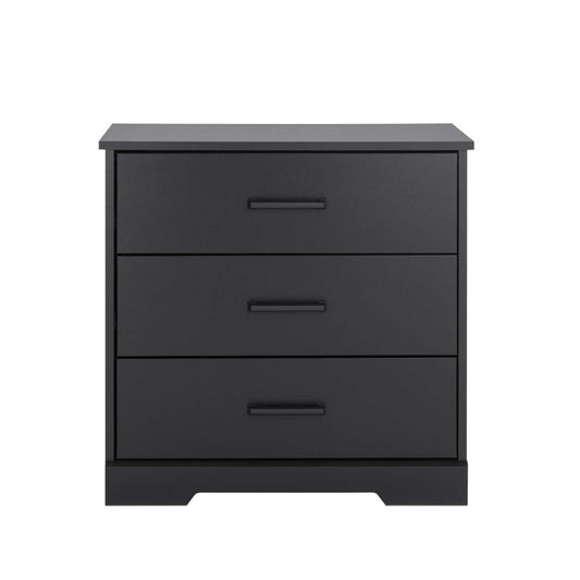 Prepac Rustic Ridge Farmhouse 3-Drawer Nightstand - Black|Table de nuit champêtre Rustic Ridge de Prepac à 3 tiroirs - noire
