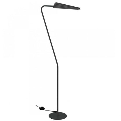 Dainolite Cassie 1 Light Lampadaire Incandescent Matte Black Matte Black|Lampe à pied Cassie de Dainolite avec finition noire mate et 1 ampoule incandescente