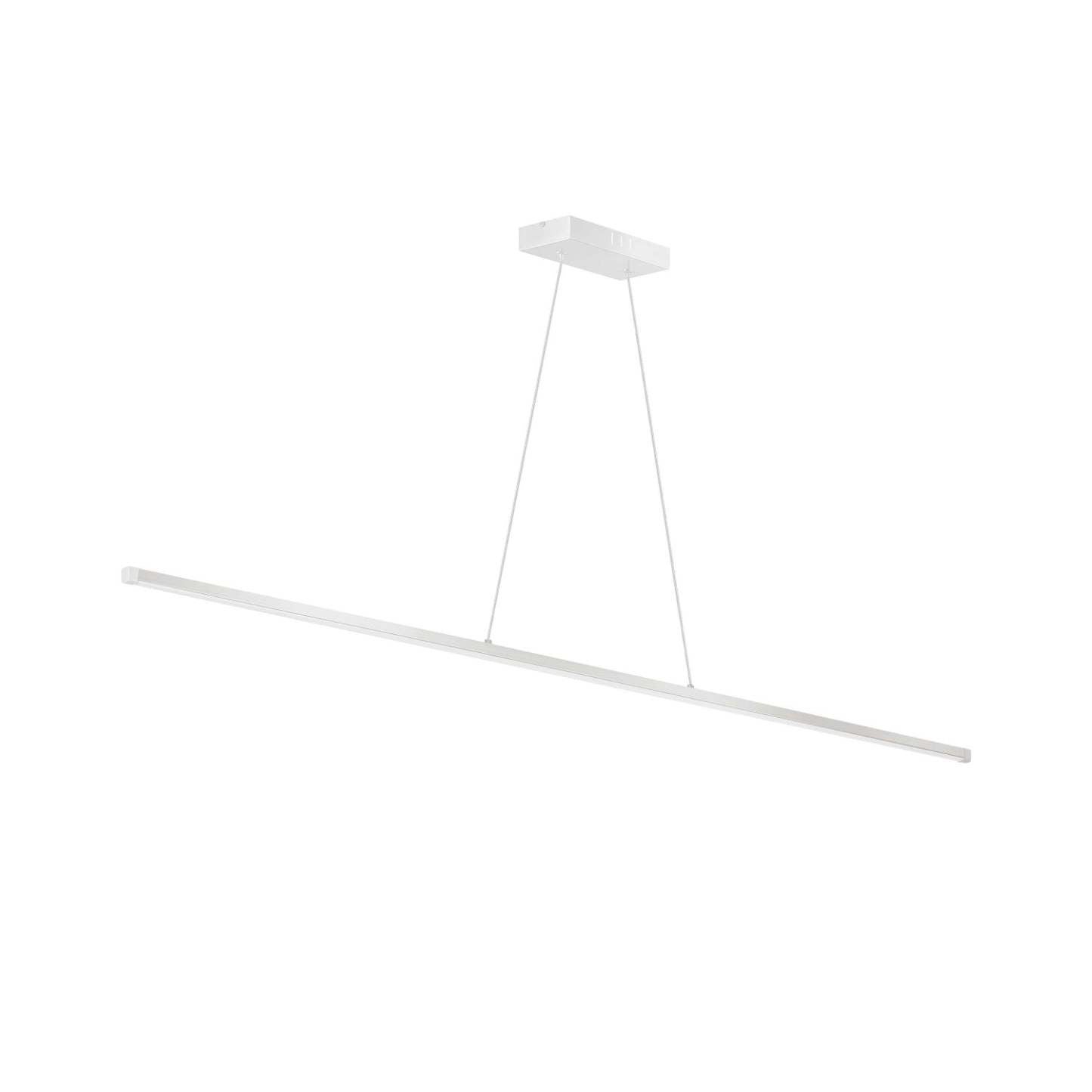 Dainolite Array LED Horizontal Pendant 30w 48 Finition Blanc Mat Lampe Diffuseur Acrylique Blanc|Luminaire suspendu horizontal Array de Dainolite de 48 po en acrylique blanc qui diffuse la lumière, avec fini blanc mat et ampoule à DEL de 30 W