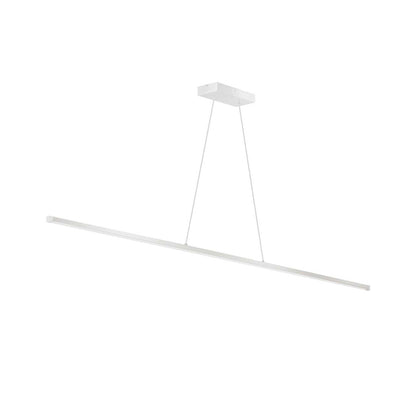 Dainolite Array LED Horizontal Pendant 30w 48 Finition Blanc Mat Lampe Diffuseur Acrylique Blanc|Luminaire suspendu horizontal Array de Dainolite de 48 po en acrylique blanc qui diffuse la lumière, avec fini blanc mat et ampoule à DEL de 30 W