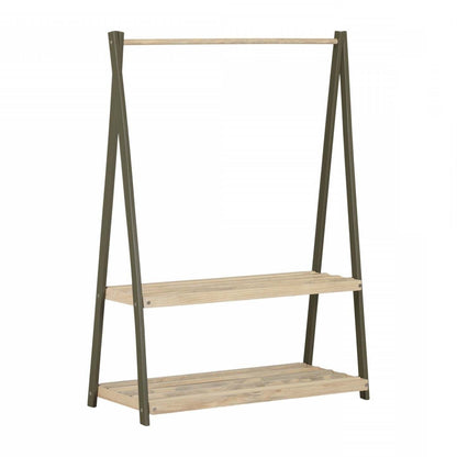 Sweedi Kids Wooden Clothes Rack - Olive Green|Portant à vêtements Sweedi en bois pour enfants - vert olive