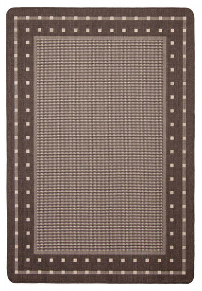 Tapis Clémentine Chocolat - 132 x 196 cm | Tapis Clémentine Chocolat - 132 x 196 cm