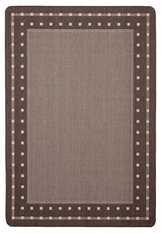 Tapis Clémentine Chocolat - 132 x 196 cm | Tapis Clémentine Chocolat - 132 x 196 cm