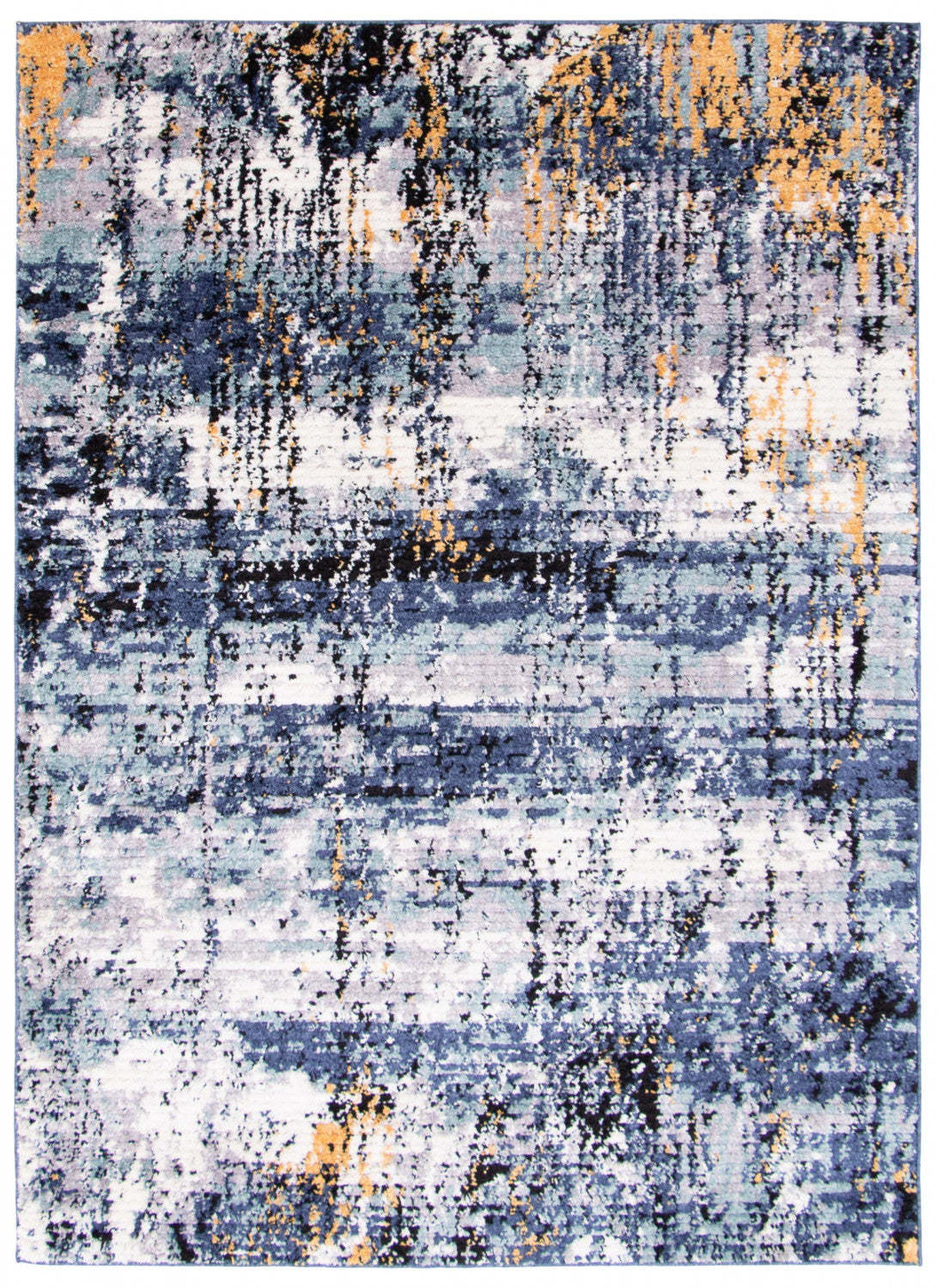 Tapis Paloma Marble Bleu - 5'3 x 7'3|Carpette Paloma Marble bleue - 5 pi 3 po x 7 pi 3 po|D86FPOIF