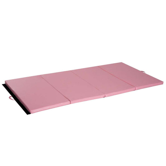 Soozier 4ft X 8ft X 2inch Tapis de gymnastique pliant Tri-fold avec poignées de transport pour Mm|Soozier 4pix6pix2pouce Pu Cuir Gymnastique Culbutage Tapis De Gym Arts Pliant Yoga Exercice Tampon 4