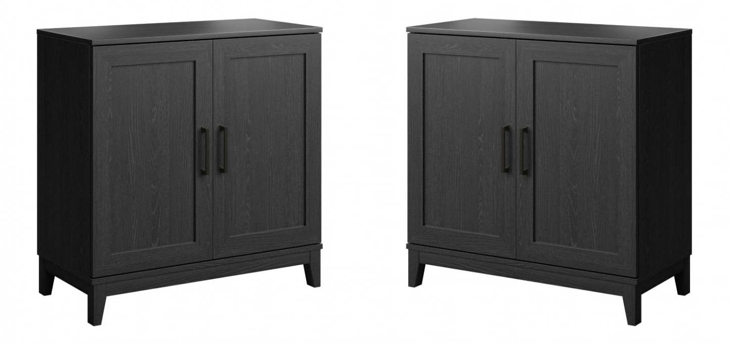 Armoire d'appoint à tablette réglable Modulr 1 - Chêne noir | Modulr Armoire D'appoint A 1 Tablette Réglable – Chêne Noir