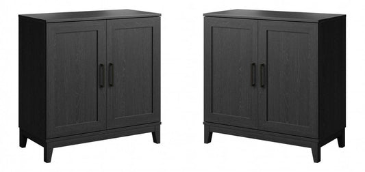 Armoire d'appoint à tablette réglable Modulr 1 - Chêne noir | Modulr Armoire D'appoint A 1 Tablette Réglable – Chêne Noir
