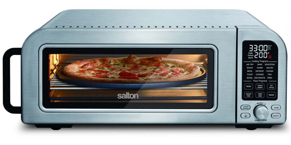 Salton Pizzadesso Professional Pizza Oven - TO2122SS|Four à pizza Pizzadesso de Salton de style professionnel - TO2122SS