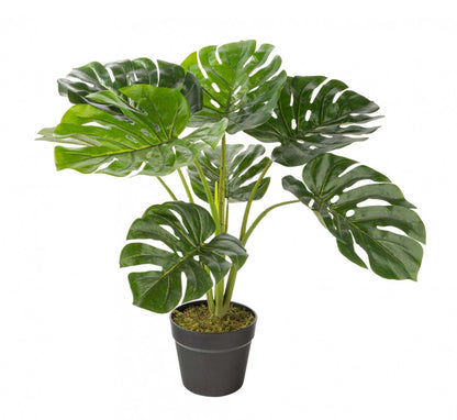 Artificiel 23 Monstera en pot noir | Monstera artificiel de 23 po en pot noir | D10H0AV9