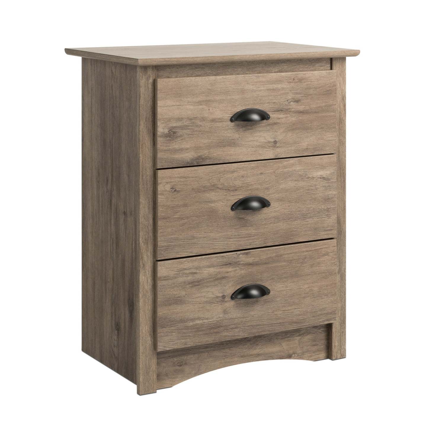 Salt Spring 3-Drawer Tall Nightstand - Drifted Grey|Table de nuit haute Salt Spring à 3 tiroirs - gris délavé