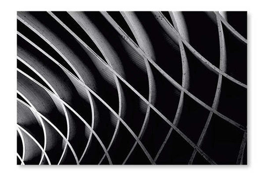 Cadre mural et panneau de tissu 28 x 42 pouces (61 x 107 cm) | Abstract Architecture Background 28 po x 42 po : Cadre d'art mural et panneau de tissu | D44GQS59