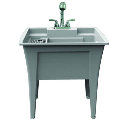 Tewel Laundry Tub Accent Cabinet - White|Armoire d'appoint Tewel avec cuve pour la buanderie - blanche