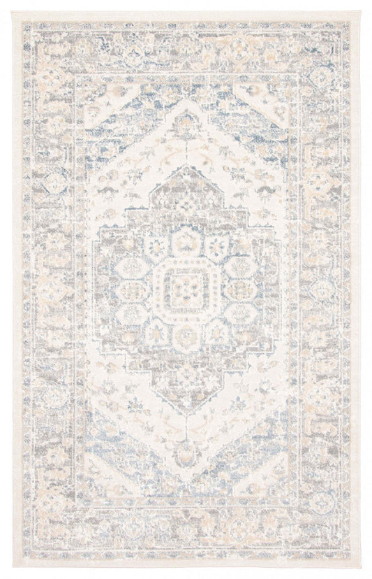 Tapis bleu Bijara - 8'0 X 10'0 | Tapis Bijara bleue - 8 pi 0 po x 10 pi 0 po