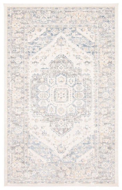 Tapis bleu Bijara - 5'0 X 8'0 | Tapis Bijara bleu - 5 pi 0 po x 8 pi 0 po